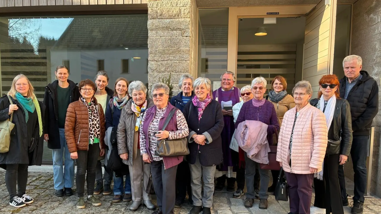 Die Teilnehmer am Einkehrtag aus den Pfarreien Ebnath und Mehlmeisel. (Bild: Josef Söllner)