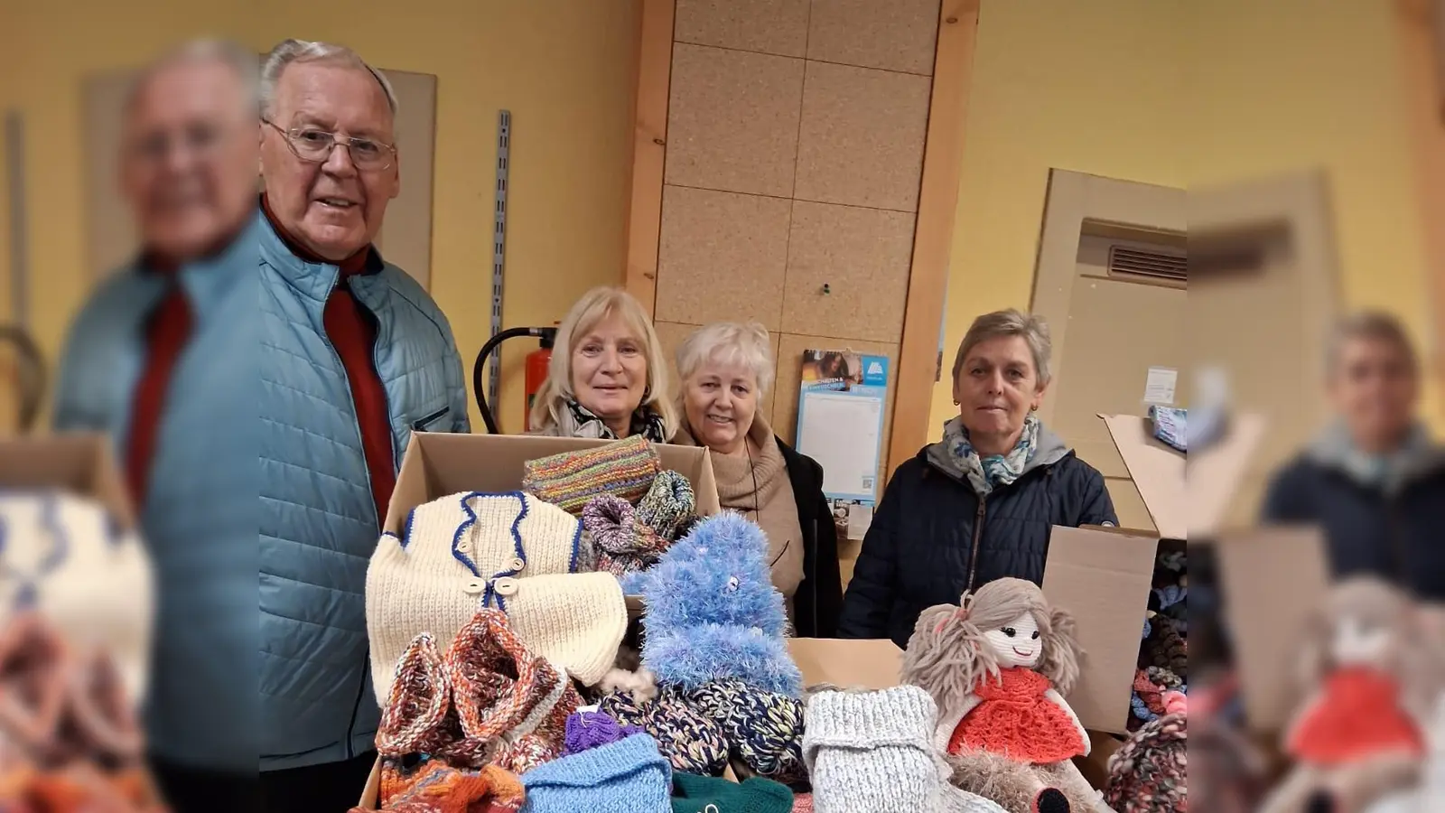 Von links: Helmut Wächter, Karin Domeyer, Monika Sebald, Ingrid Meyer. (Bild: Ingrid Meyer)