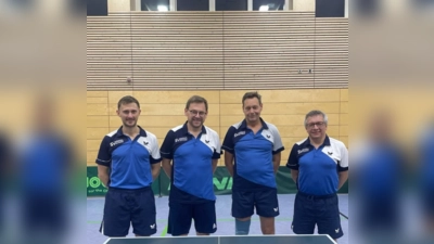 v.l.: Sebastian Thurn, Peter Kraus, Wolfgang Schmid und Daniel Heining  (Bild: Janine Lautner )