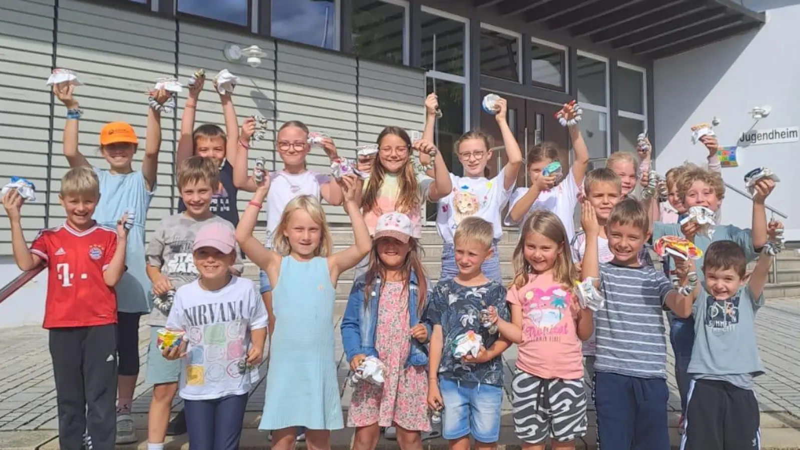 Kinderferienprogramm der Jugendblaskapelle Fensterbach (Bild: Anja Scheibl)