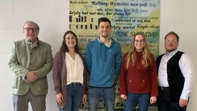 Die neuen Kolleginnen und Kollegen am Otto-Hahn-Gymnasium Marktredwitz. (Bild: Mary Möller-Hartung)