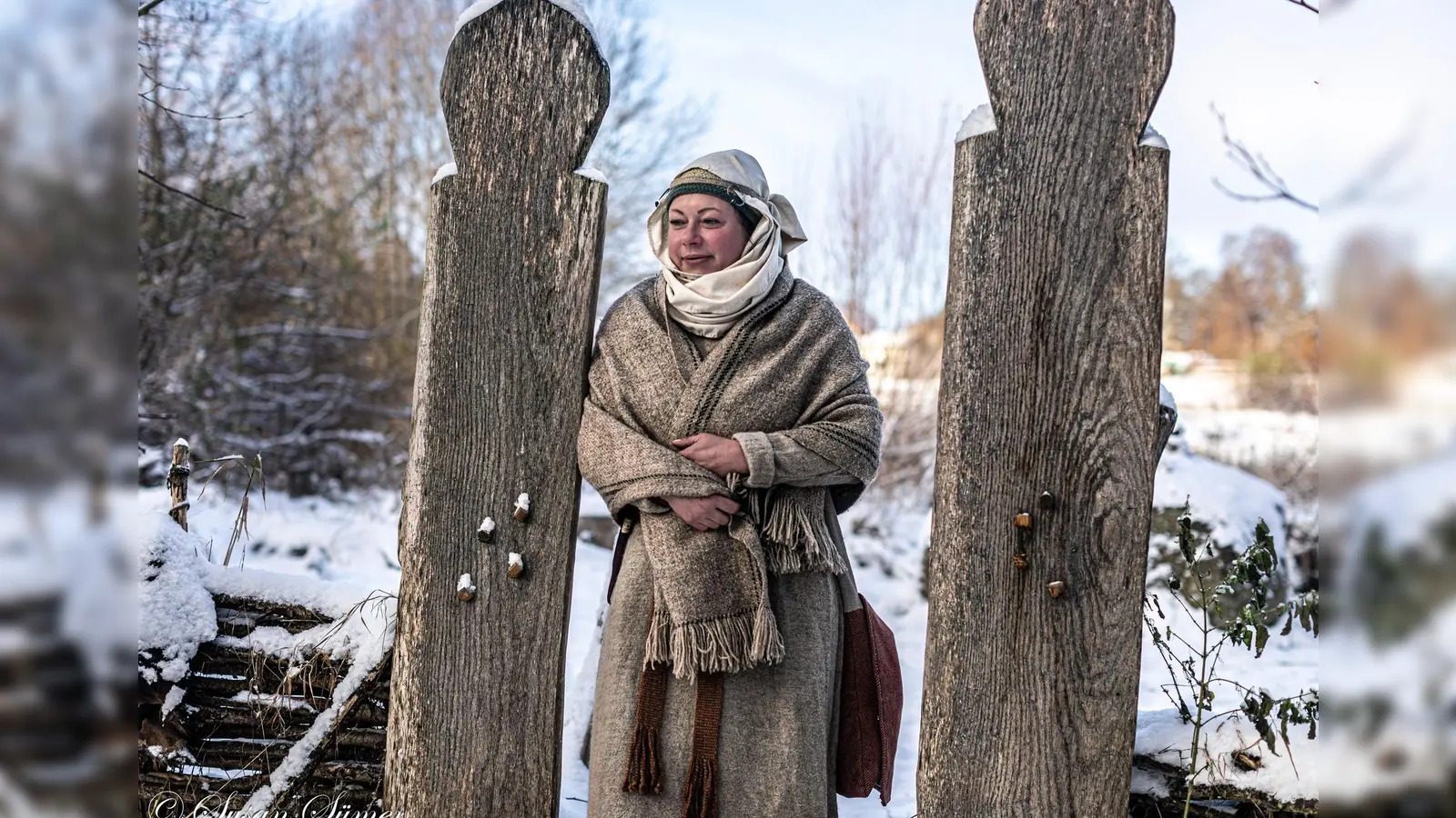 Weihnachtsführungen im Geschichtspark.  (Bild: Susan Sümer/exb)