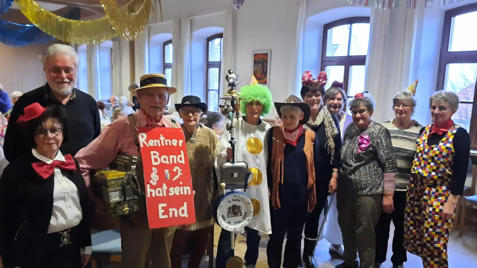 Franz Burkhard verabschiedete sich als Musikant von St.Georg-60plus  (Bild: Martina Mielke)