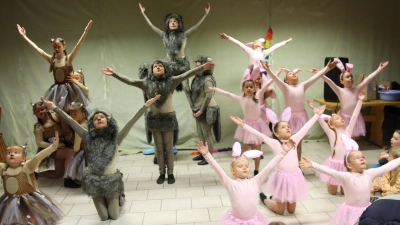 Für einen Höhepunkt sorgte die Jugendgarde der Faschingsgesellschaft „Grün-Weiß“ Oberviechtach.  (Bild: Ludwig Dirscherl)