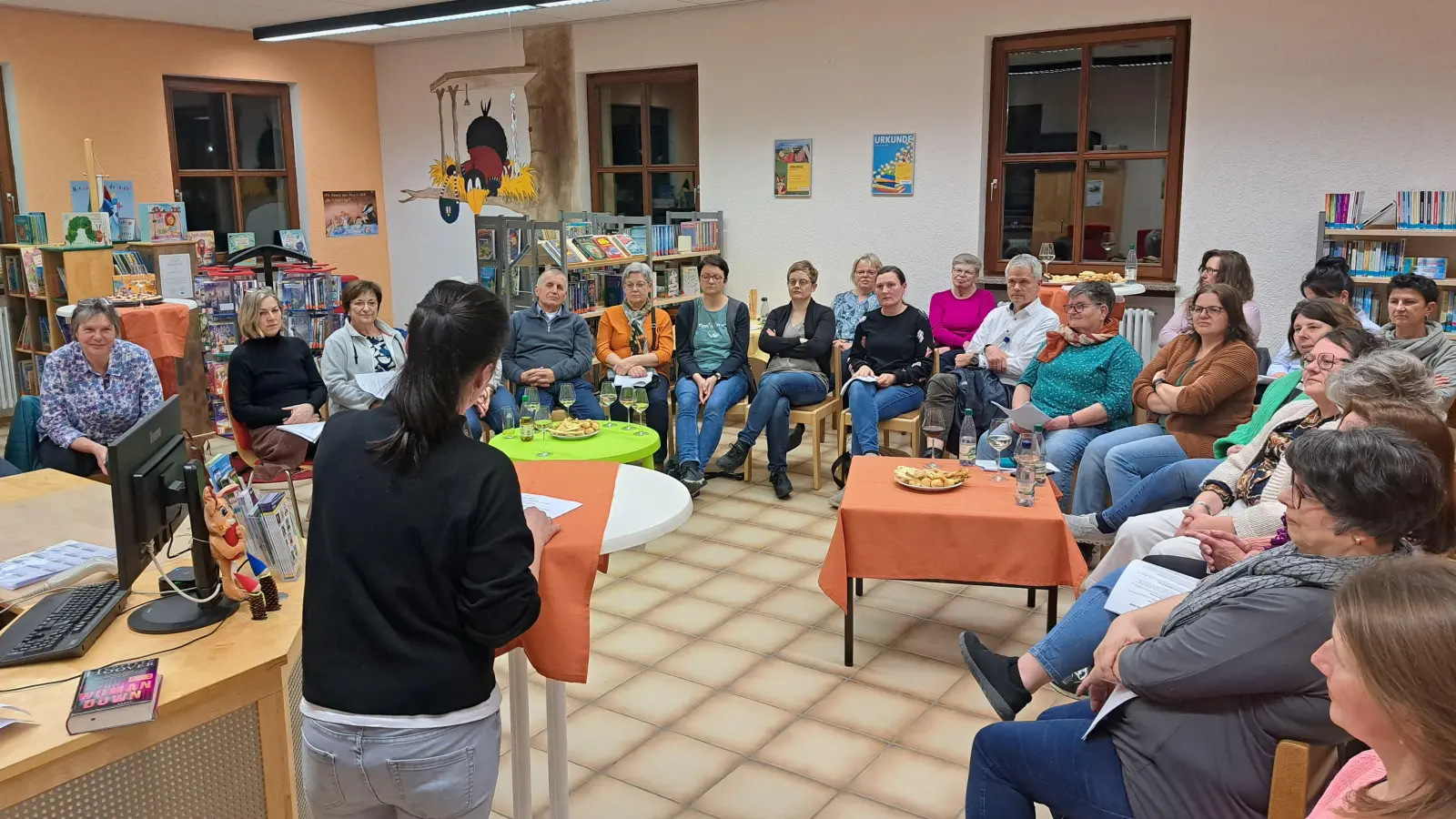 Diana Bock bei der Präsentation ihres Buches. (Bild: Pamela Wünsche)