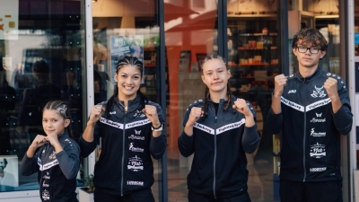 Mila Wurster, Jenny Wurster, Marie Stahl und Max Fizia (Bild: Rebecca Ille)