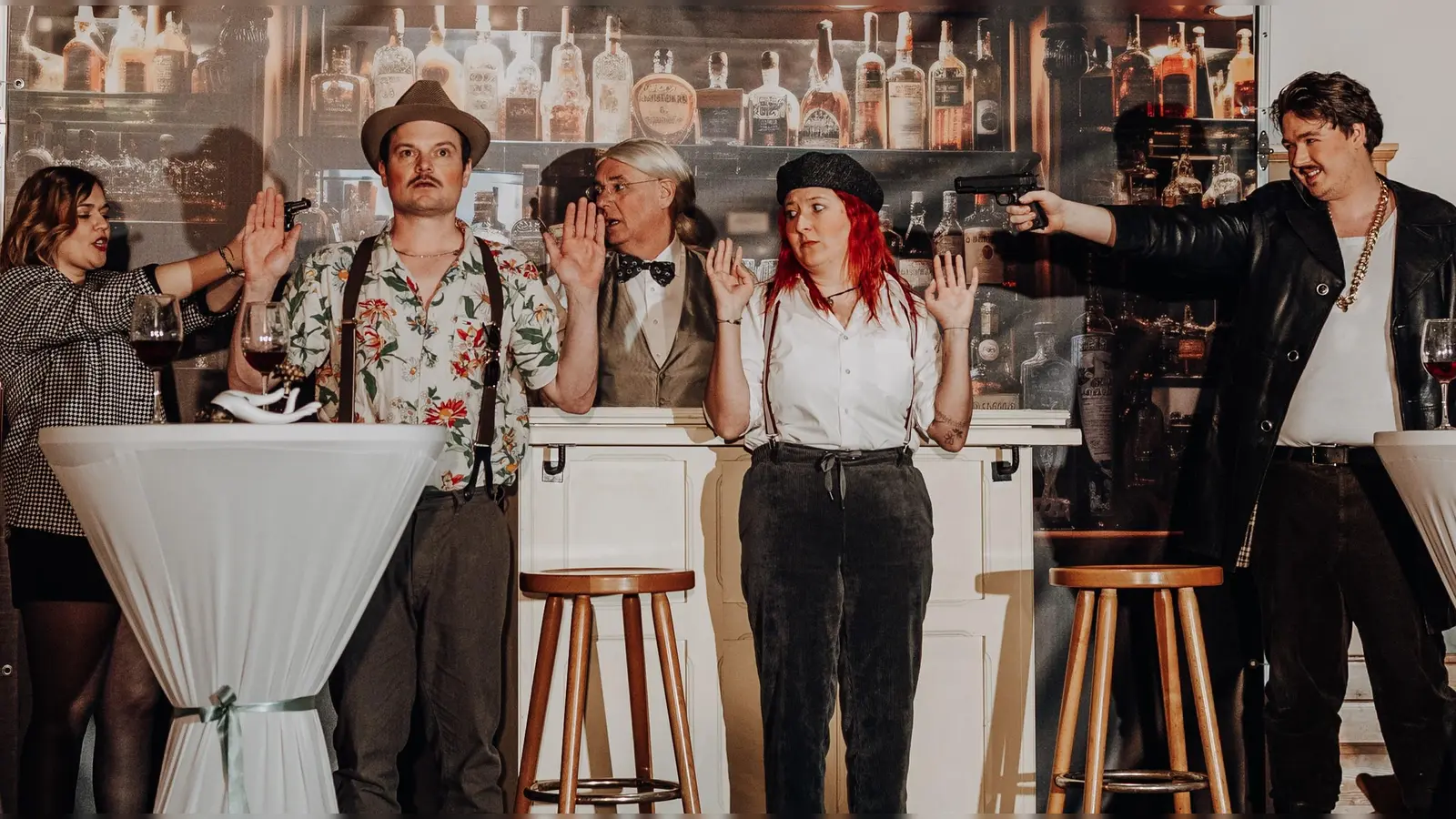 Die Mörderbande der Freudenberger Bühne in Action. (Bild: Johanna Nüber)