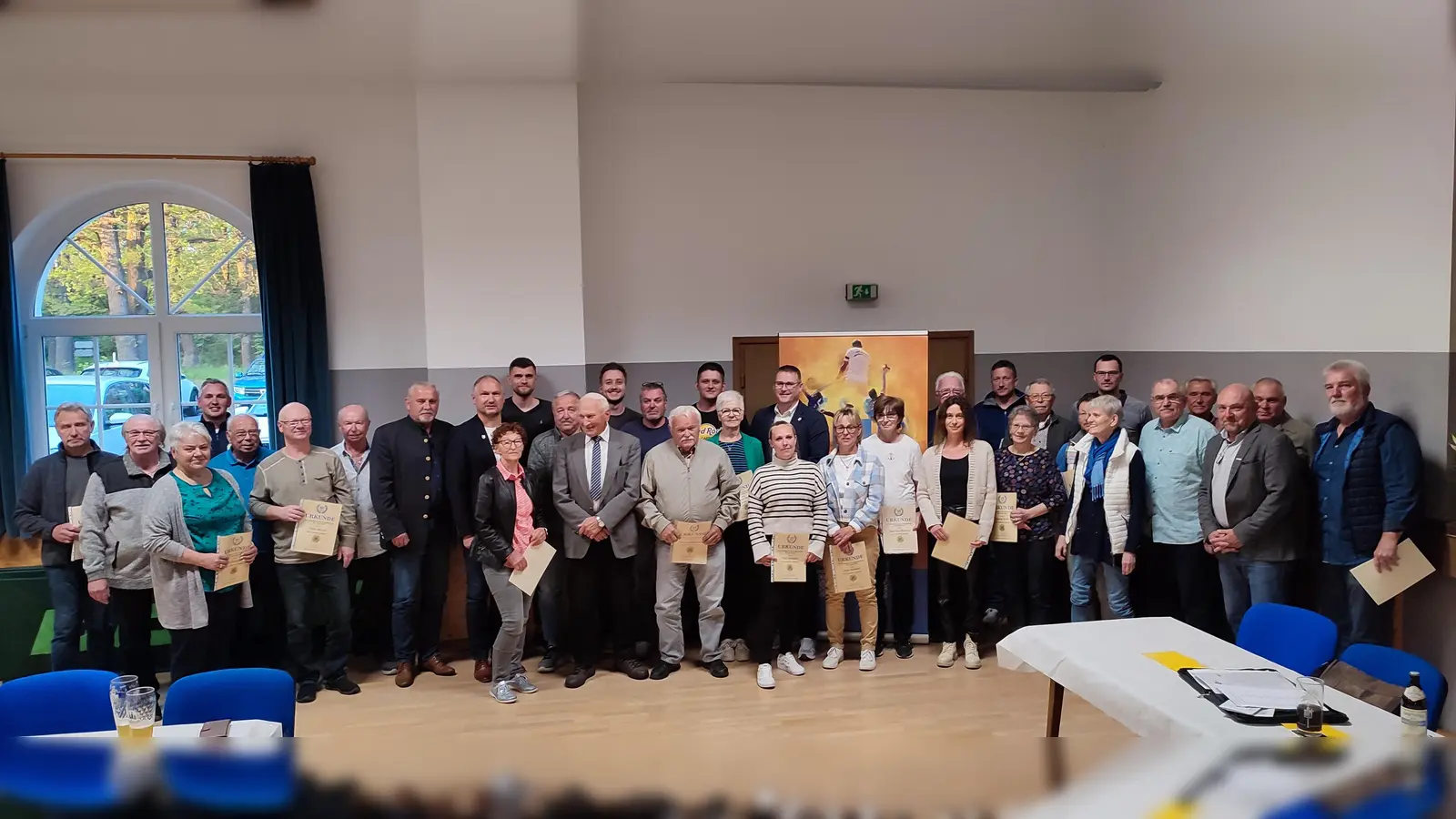 Die treuen und langjährigen TSG Mitglieder  (Bild: Kiener Bernhard )