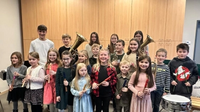 Die Beteiligten Kinder beim Vorspielnachmittag. (Bild: Diana Raab)