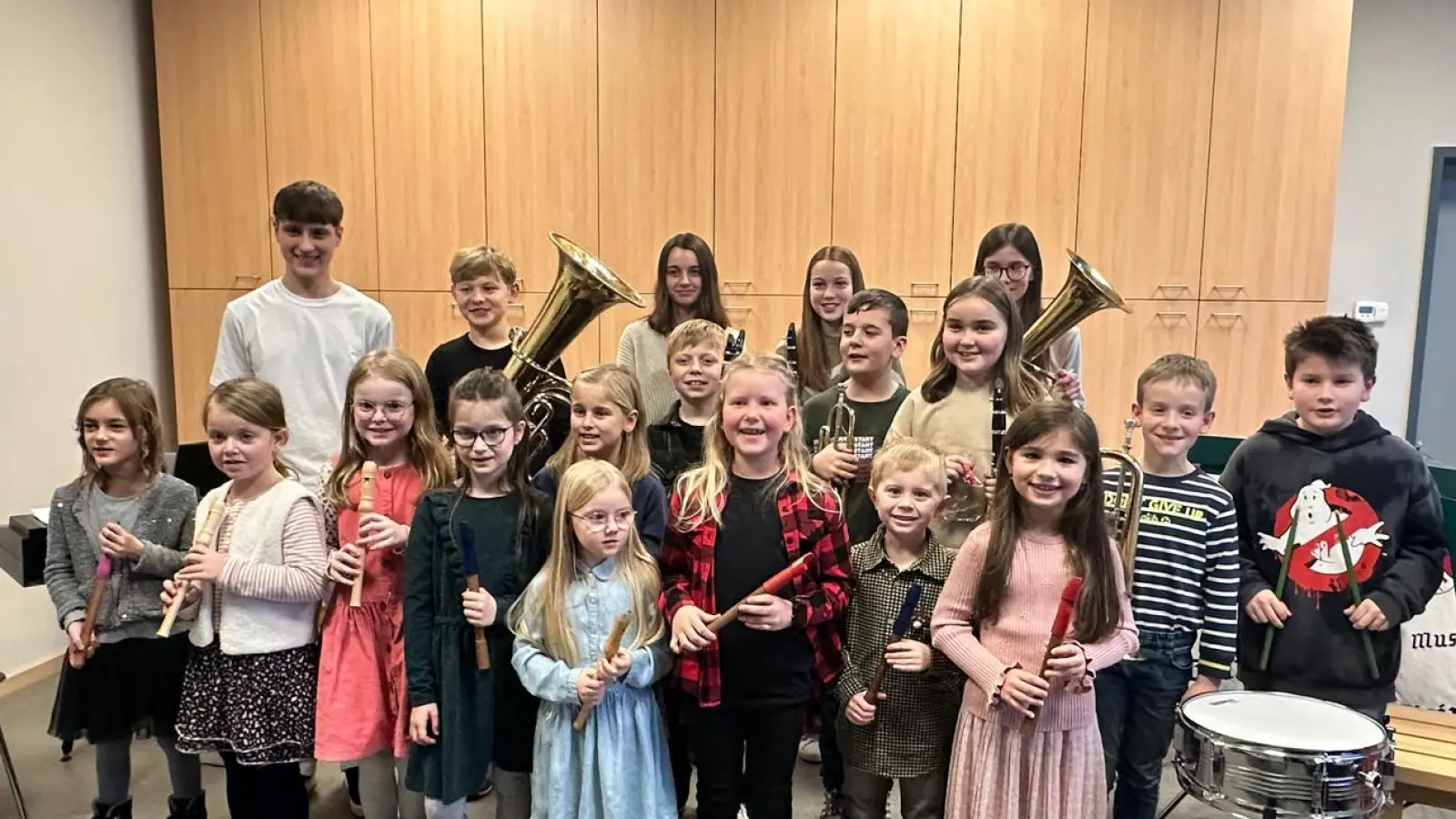 Die Beteiligten Kinder beim Vorspielnachmittag. (Bild: Diana Raab)