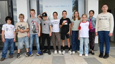 Zehn begeisterte Kids<br> (Bild: Jutta Fuchs)