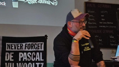 Bastian Drumm gibt einen Einblick in die rechte Musikszene. (Bild: Stefan Dietl)