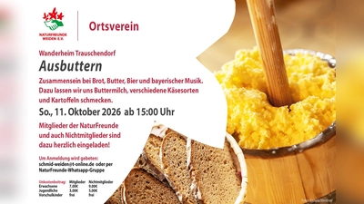 Traditionelles ausbuttern bei den Naturfreunden (Bild: Sebastian Flaschel)
