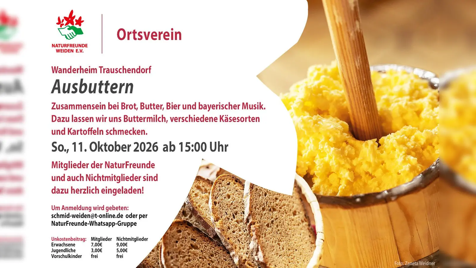 Traditionelles ausbuttern bei den Naturfreunden (Bild: Sebastian Flaschel)