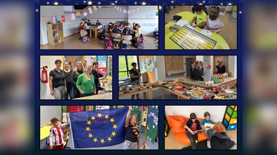 Eltern und Mitglieder des Elternbeirats unterstützen mit ausgedehntem Frühstück (Bild: Gabi Pirner)