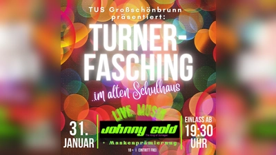 Flyer Turnerfasching. (Grafik: Judith Singer)