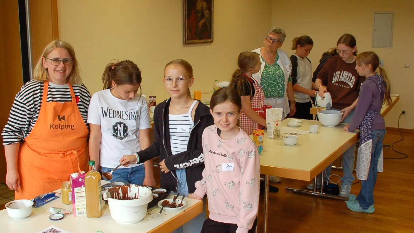 Unsere fleißigen Bäckerinnen. (Bild: Hans Protschky)