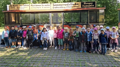 Viel Spaß hatten die Vorschulkinder des Kinderhauses St. Michael bei ihrem Abschlussausflug. (Bild: Sandra  Heinrich/Andrea Pinzer)