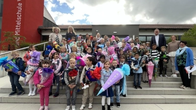 51 ABC Schützen der Grund- und Mittelschule Vilseck starten ins Schulleben. (Bild: Jutta Gebhardt)