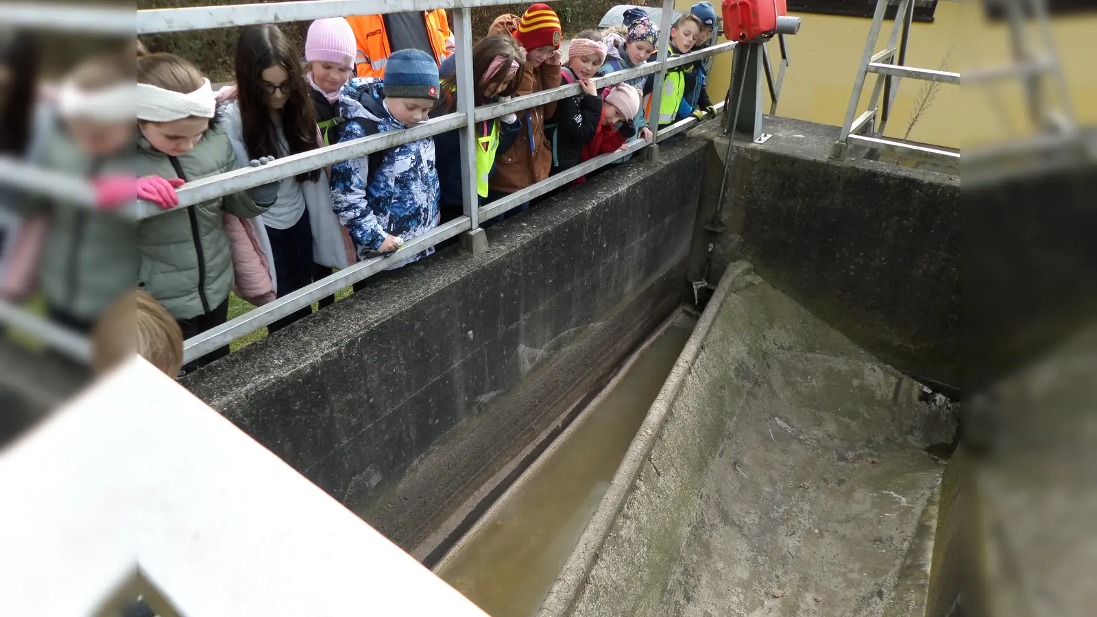 Hier läuft das Abwasser in die Kläranlage ein (Bild: Gabriela Bäumler)