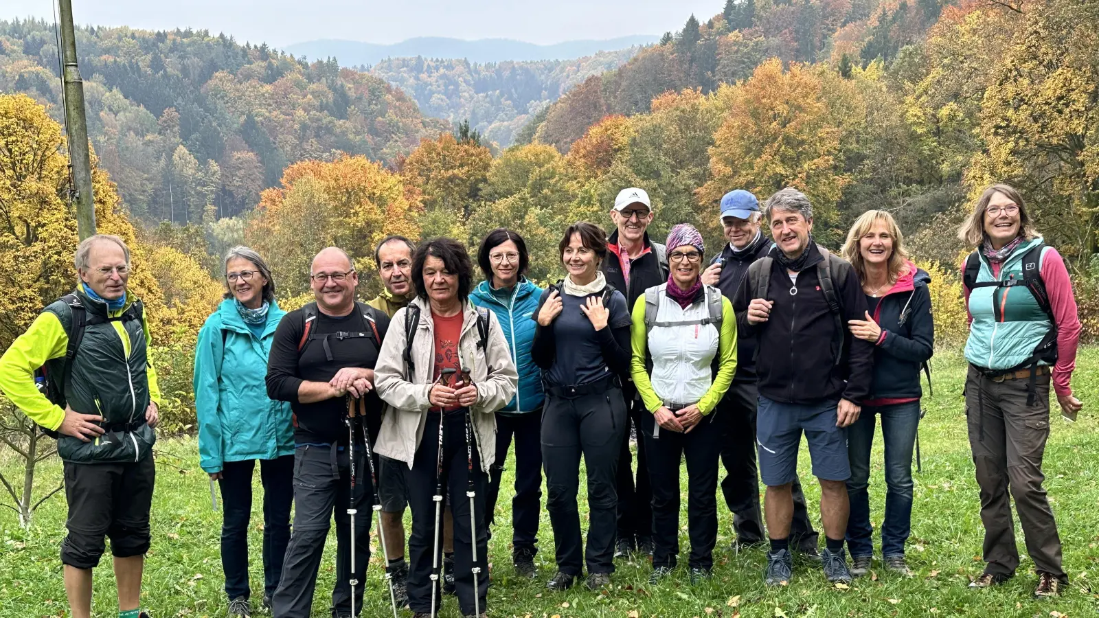 Die Wandergruppe des Lauftreffs Poppenricht. (Bild: Elke Geck-Neidl)