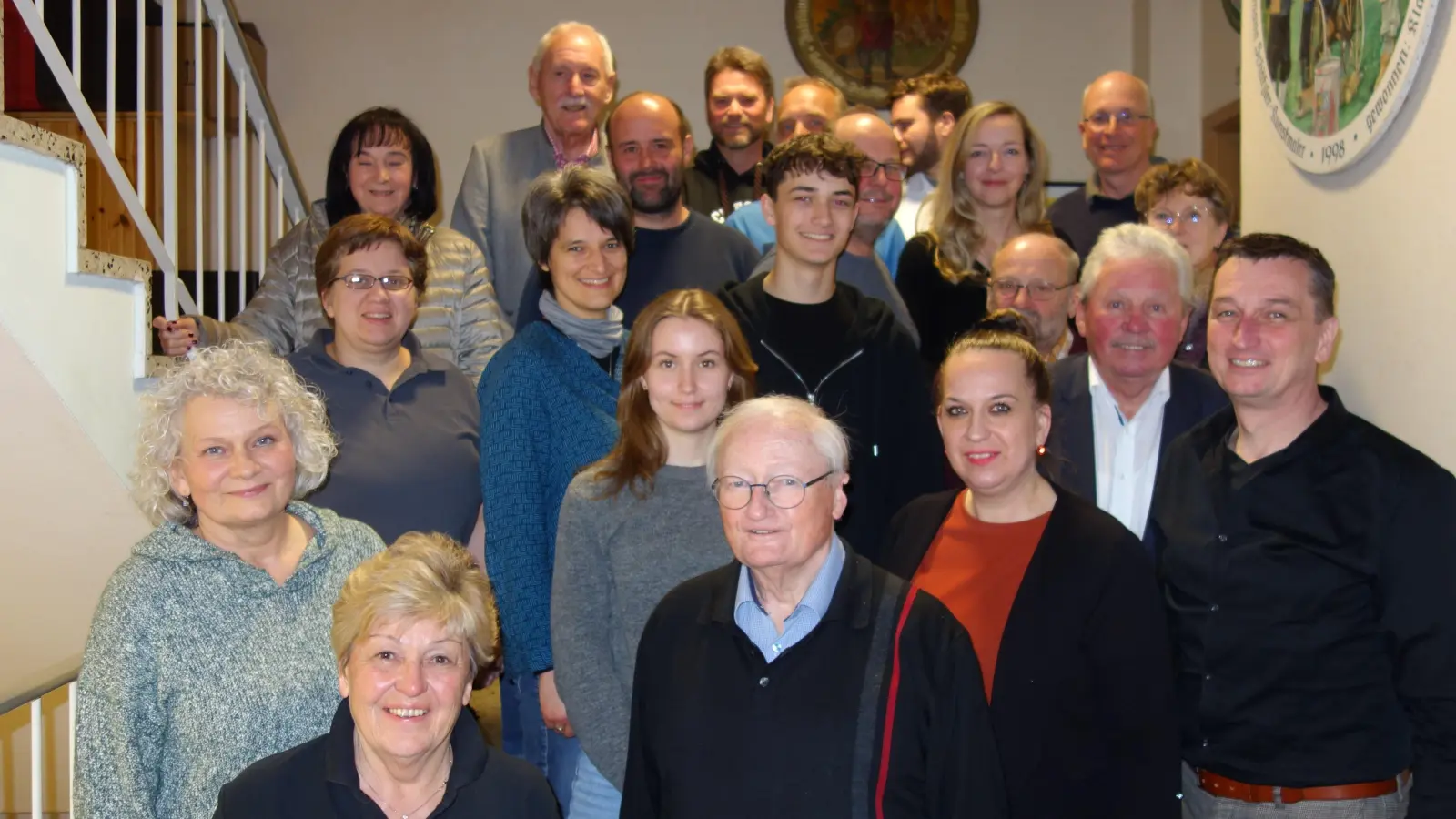 Vorstandschaft, Ehrengäste und Geehrte. (Bild: Hans-Jürgen  Rudnik)