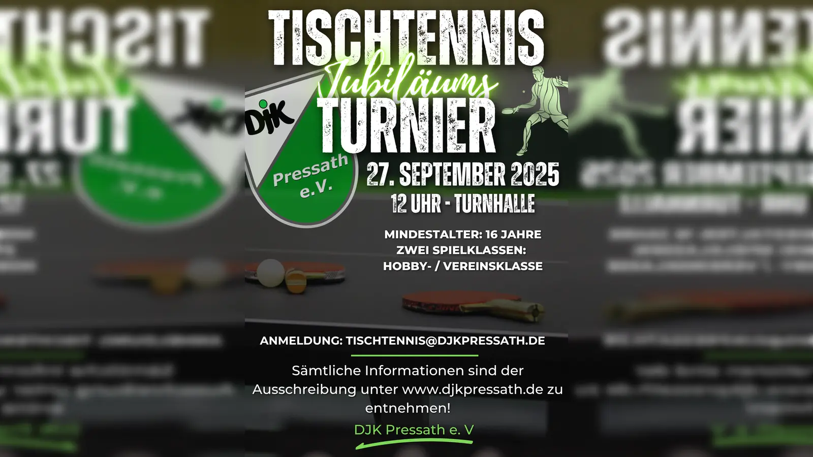 Jubiläumsturnier bei der DJK Pressath - sämtliche Infos unter www.djkpressath.de (Bild: Michael Waldmann)