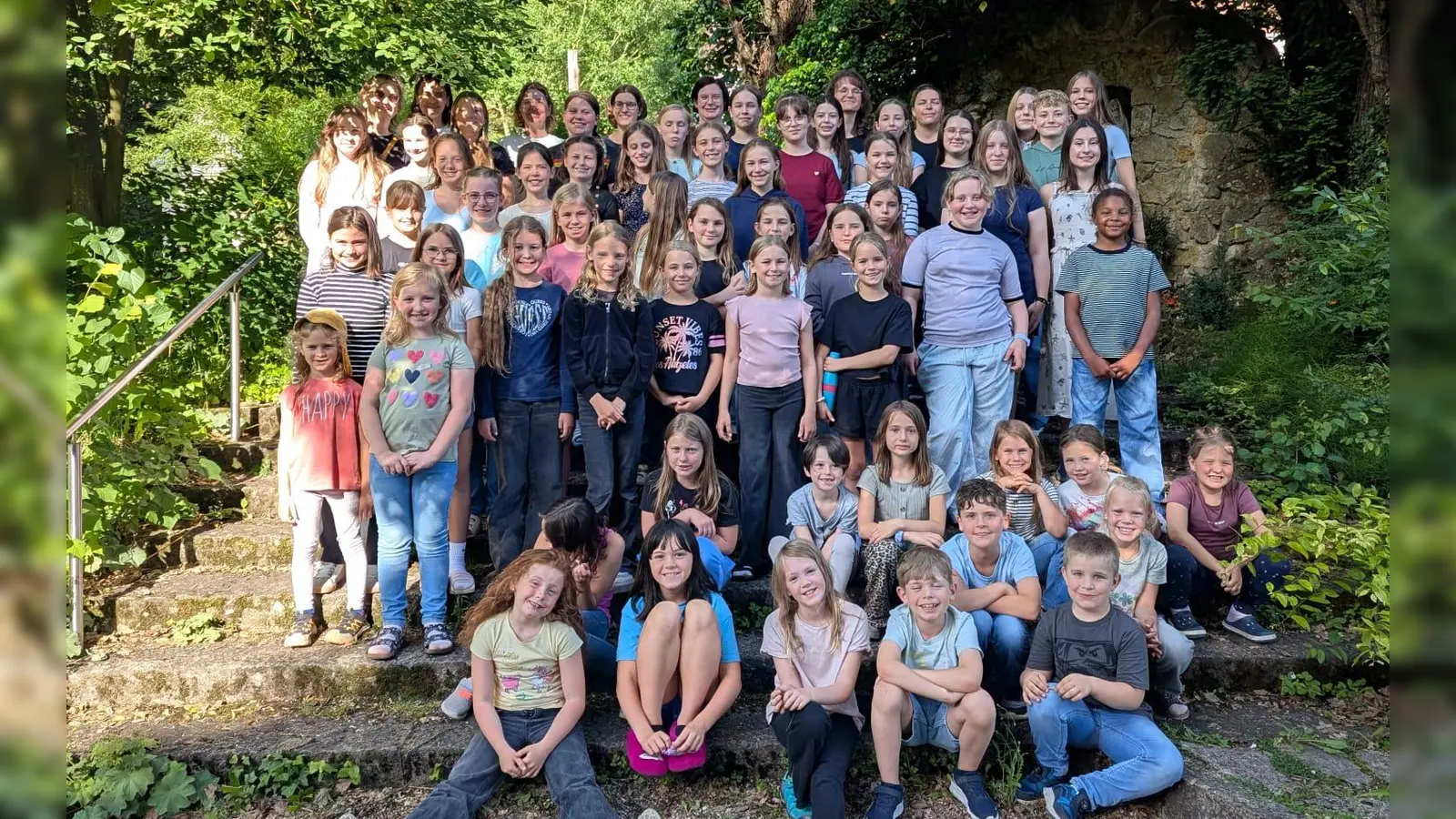 Kinder- und Jugendchor St. Michael Poppenricht auf dem Chorwochenende in Ensdorf (Bild: Regina Probst)