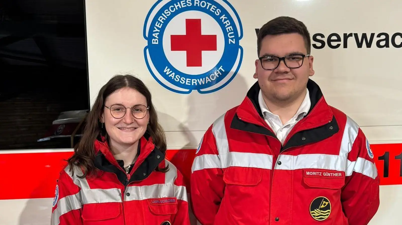 Unsere zwei neuen Lehrscheininhaber Laura Schlosser und Moritz Günther.  (Bild: Robert Oberhofer )