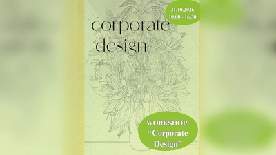 Plakat zum Kurs „Corporate Design” (Bild: Marco Wagner)