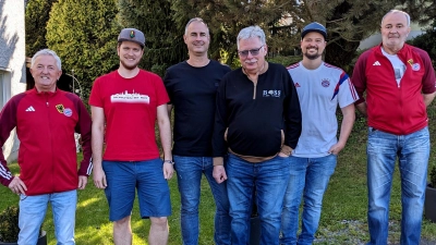 Auf dem Bild (von links) Klaus Weigl (15.), Alex Vollath (24.), Stefan Zeltner (2.), Jürgen Lehner (3.), Andy Döppl (1.), Franz Bauer (5.)<br>Foto: Franz Bauer (Bild: Franz Bauer)