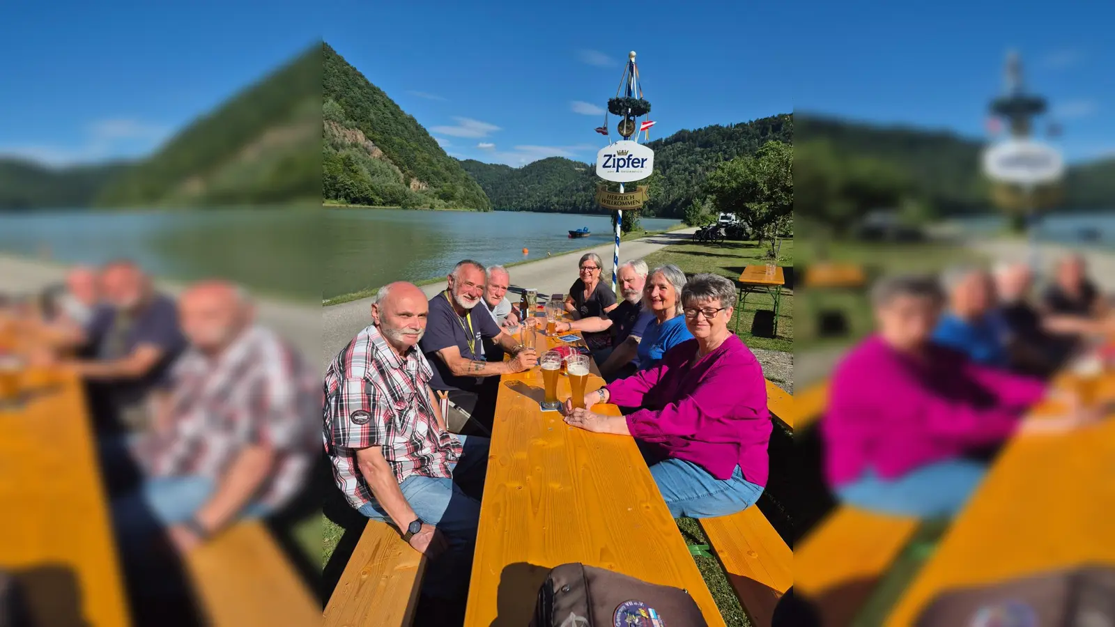 Wochenendausfahrt nach Schlögen/Österreich zur Donauschlinge. (Bild: Georg Arnold )