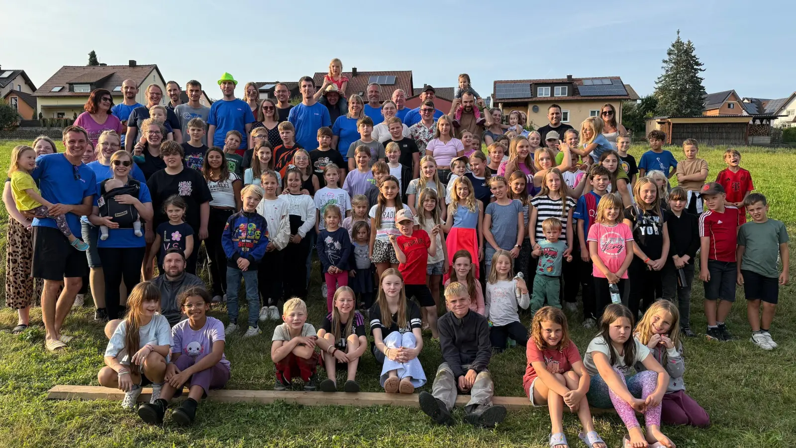Gruppenfoto: Zeltlager der UPW Etzenricht. (Bild: Magdalena Zwack)