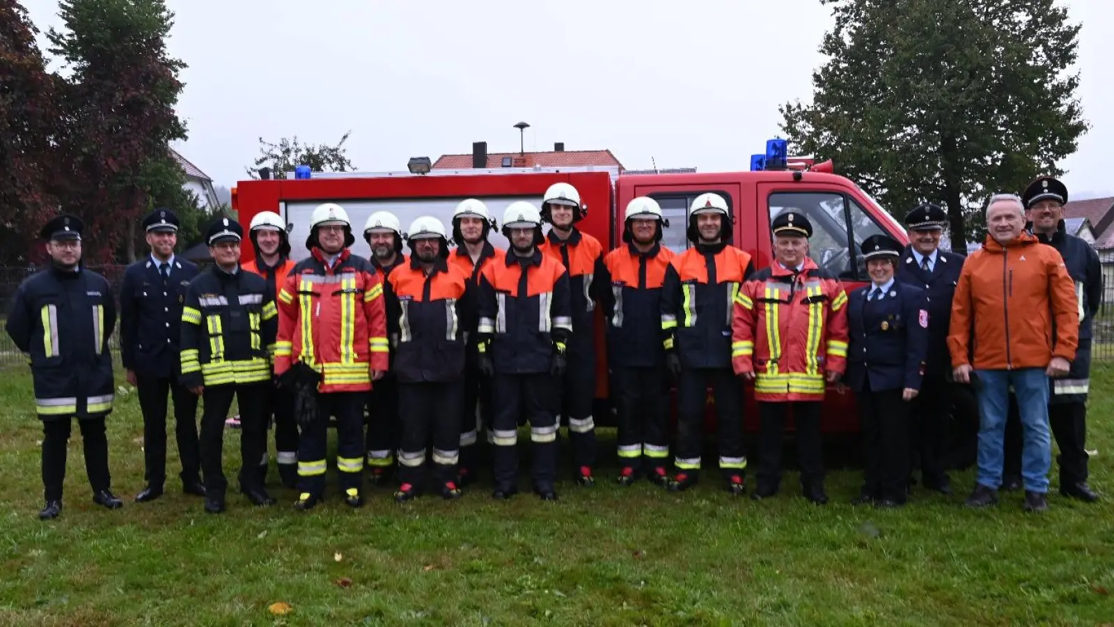 Die Teilnehmer der Leistungsprüfung 2025. (Bild: Gerhard Schmidt)