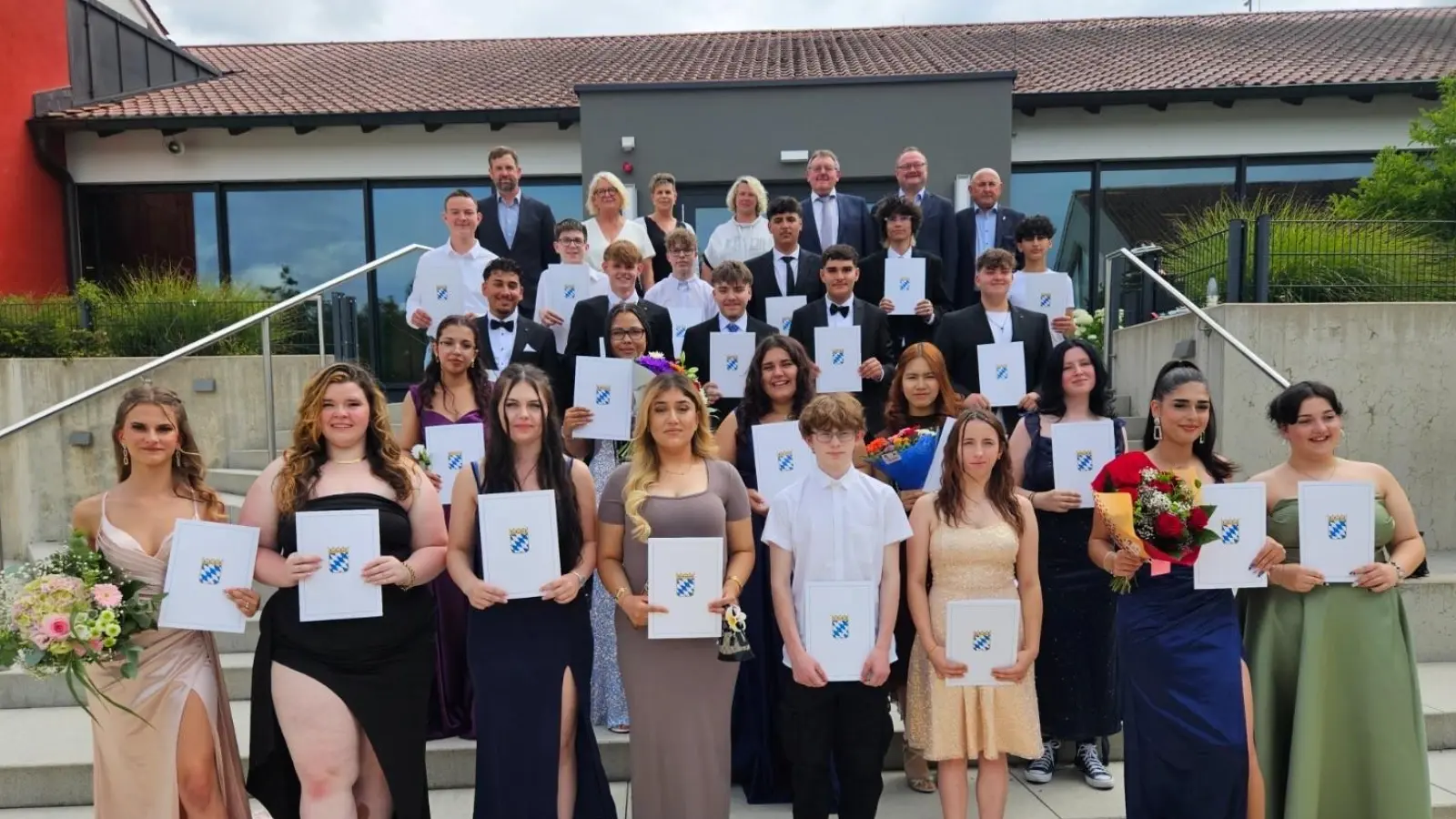 Entlassfeier und Zeugnisverleihung an der Mittelschule Vilseck. (Bild: Karl-Heinz Grollmisch)