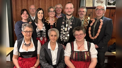Die neuen Würdenträger bei der Schützengesellschaft Frauenstein. (Bild: Eleonore Seidl)