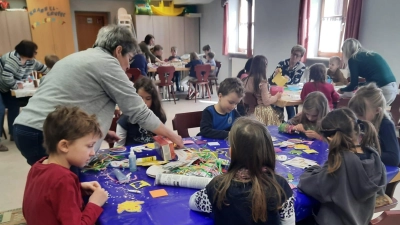 Osterbasteln beim Fichtelgebirgsverein.  (Bild: Carolin Gley)