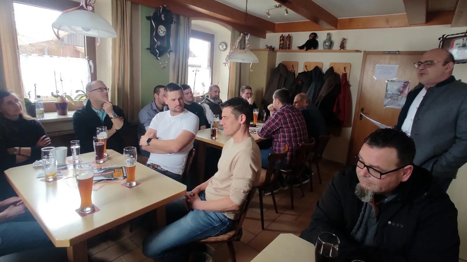 Im Gasthaus Dötsch in Menzlas fand die erste Wahlversammlung der UWG Schlammersdorf statt. (Bild: Gerhard Löckler)
