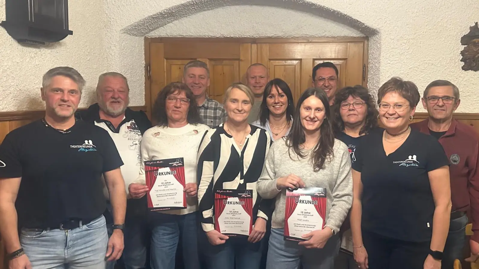 Ehrung für 10 Jahre Mitgliedschaft. (Bild: Alexandra Moll)