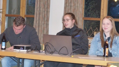 Die KLJB-Vorsitzender Martina Meißner (Mitte) ging in der Jahreshauptversammlung auf die vielen Aktivitäten ein und dankte allen fürs Mitmachen. (Bild: Sieglinde Schärtl)