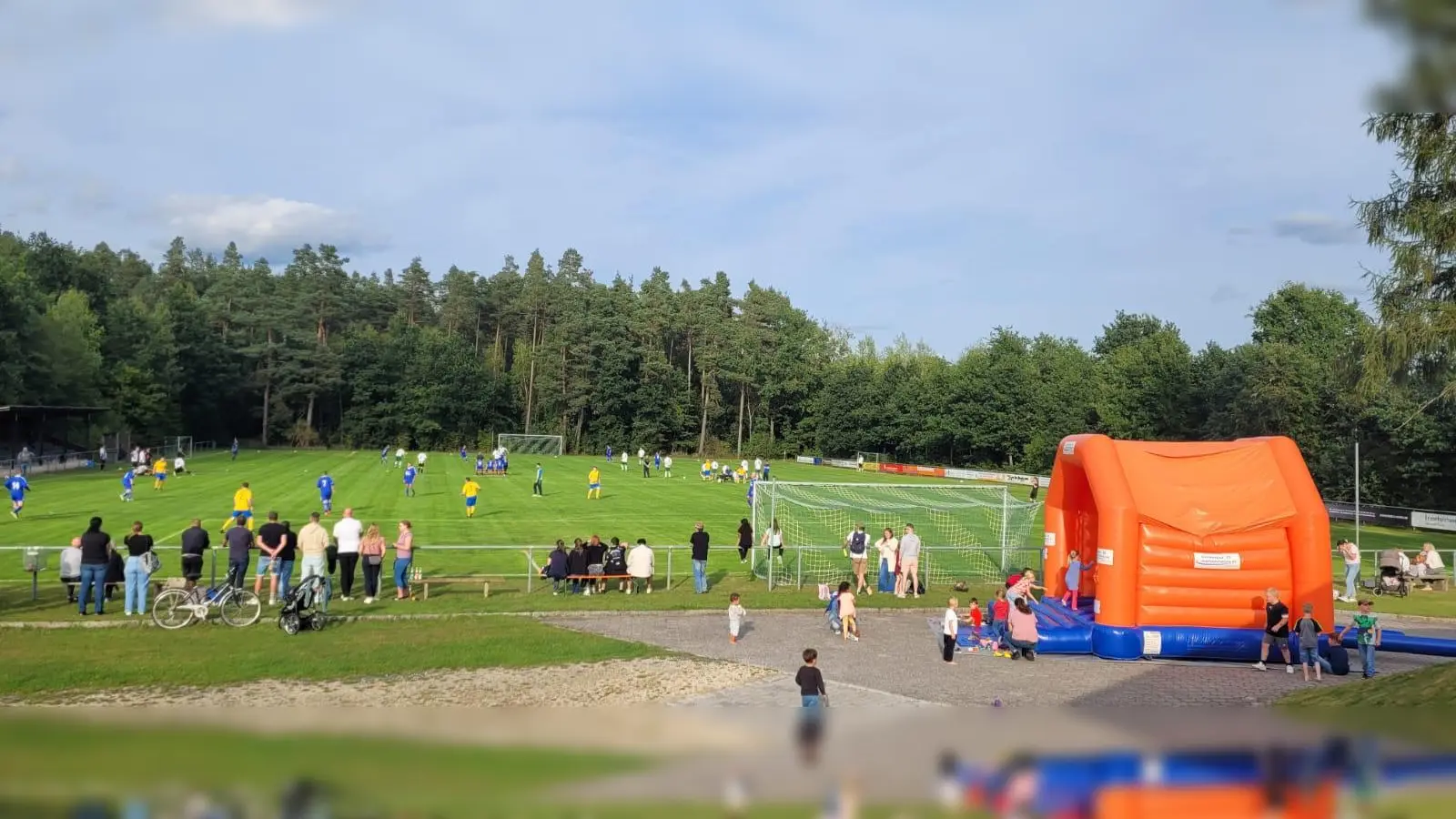 Fast wie ein großes Stadion: das Muckelfeld Kaltenbrunn (Bild: Gerhard Müller)