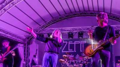 ZEPP-IN bringt Led-Zeppelin-Revival nach Neustadt an der Waldnaab. (Bild: Reinhold Buchner)