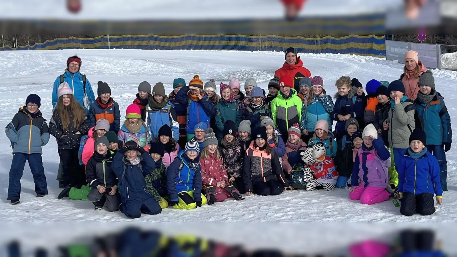 Wintersporttag der 2. Klassen der Fichtelnaabtal-Grundschule Ebnath-Neusorg. (Bild: Jutta Lautenbacher)