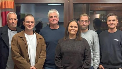 von links: Jobst Lohmann, Alexander Schrempel, Bernhard Haas, Katja Haas, Matthias Rübe, Tobias List (Bild: Bettina Weist)