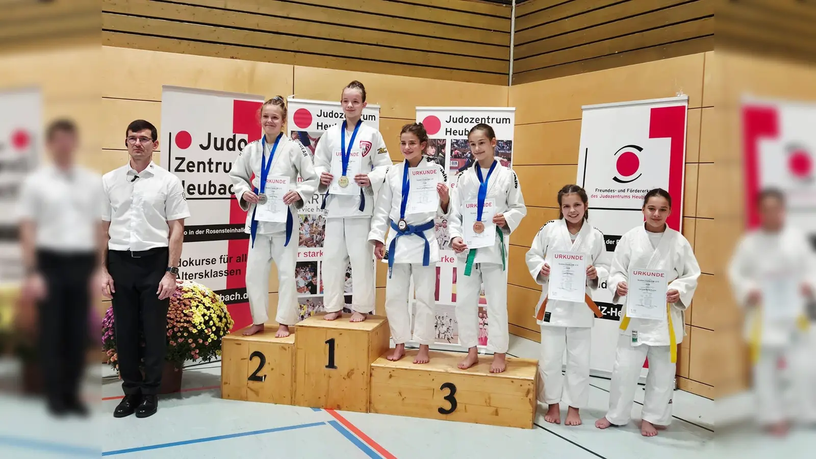 Siegerehrung süddeutsche Meisterschaft U15 in Heubach (Bild: Wittmann)