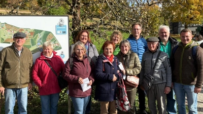 Gruppenfoto der Teilnehmer des Ausflugs. (Bild: Martin Gerstacker)