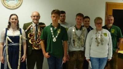 Die erfolgreichen Schützen bei denn Erwachsenen (Bild: Hans Meißner)