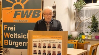 Fraktionssprecher Richard Waldmann bei seinem Bericht (Bild: Wolfgang Graser)