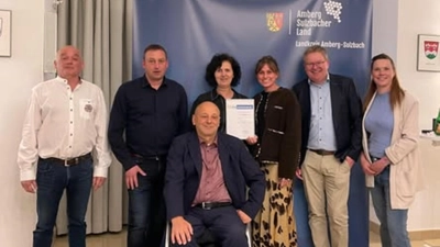 1.FC Rieden erhielt in Amberg Inklusionspreis (Bild: Matthias Becker)