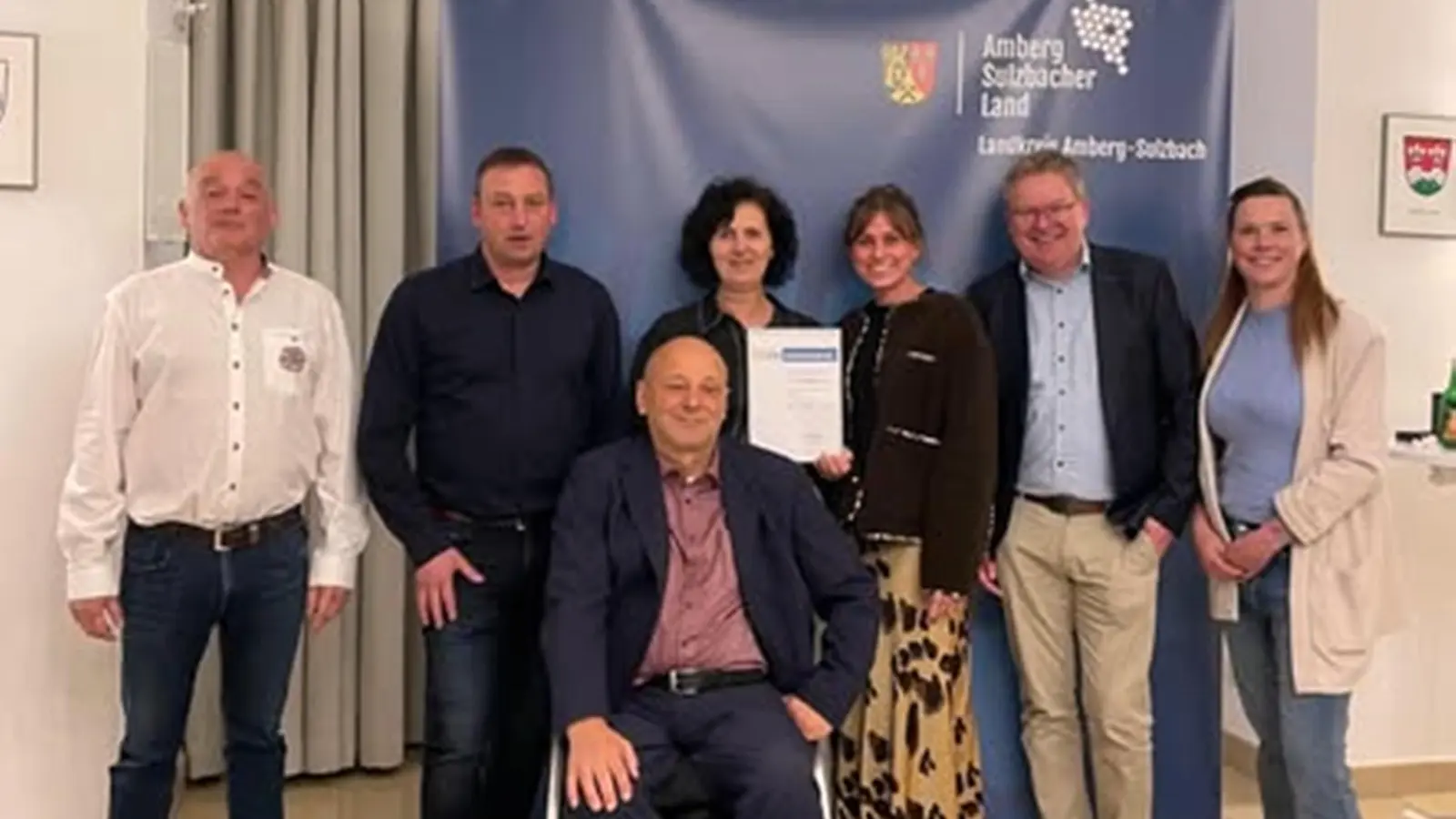 1.FC Rieden erhielt in Amberg Inklusionspreis (Bild: Matthias Becker)